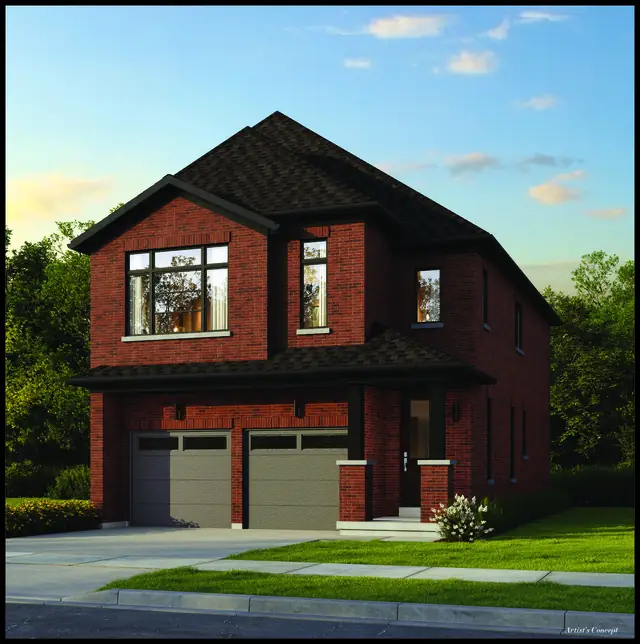 The Laurel 32-02 detached home at North Hill by Solmar in Bolton, Elevation A, artist's concept