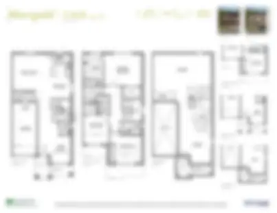 Locked preview of the Marigold TH05-End freehold townhome floor plan at North Hill by Solmar in Bolton