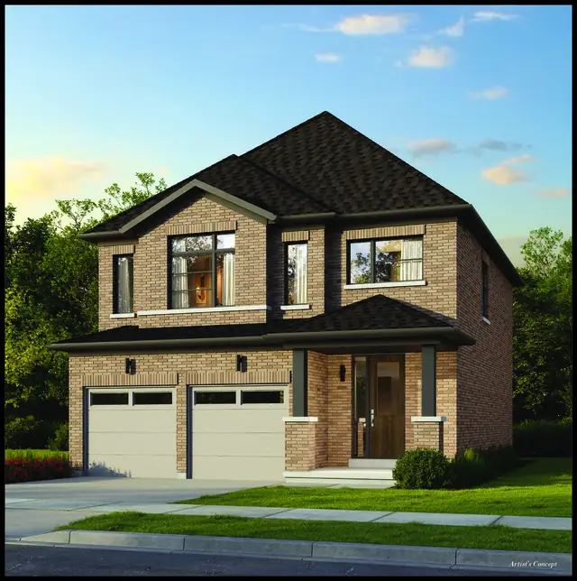 The Primrose 36-01 detached home at North Hill by Solmar in Bolton, Elevation A, artist's concept