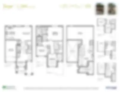 Locked preview of the Sage TH02 freehold townhome floor plan at North Hill by Solmar in Bolton